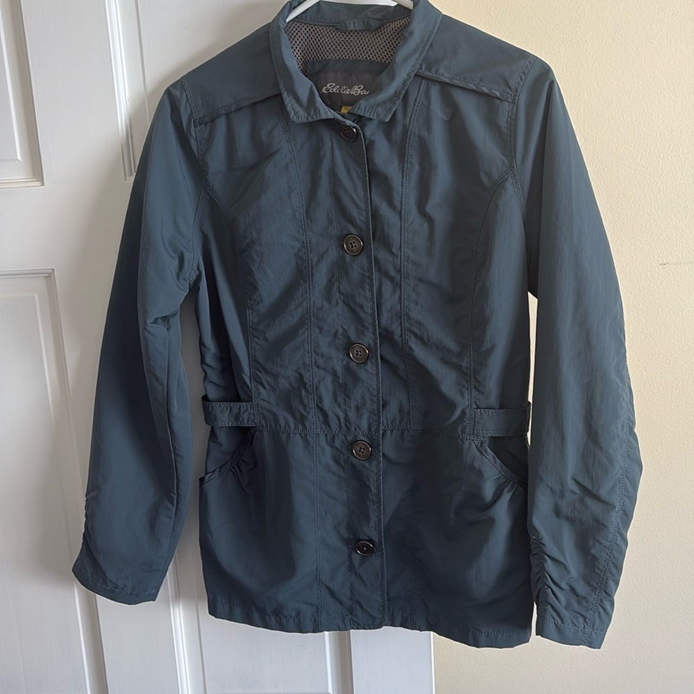 Eddie Bauer Blue Travex Jacket. Medium.